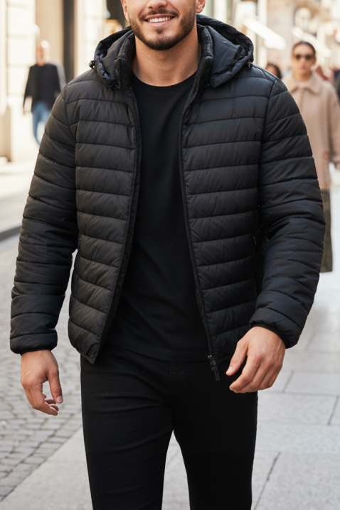 Мъжко яке VREMOLZO, Цвят: черен, IVET.BG - Твоят онлайн бутик.