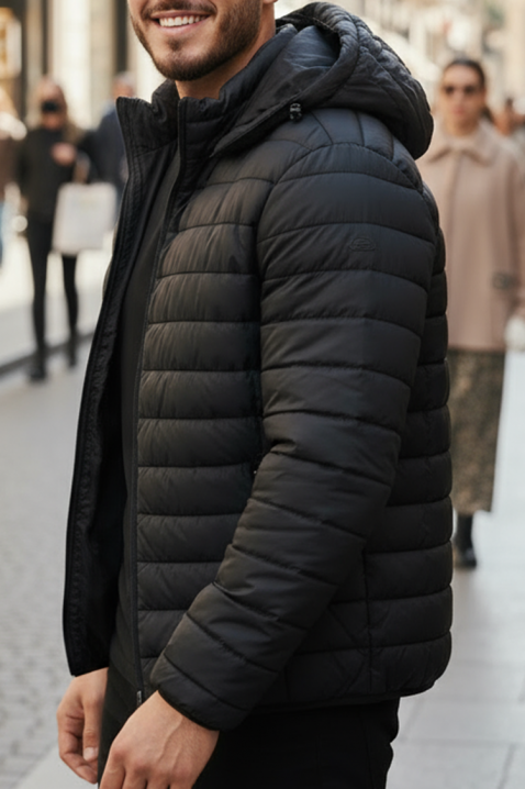 Мъжко яке VREMOLZO, Цвят: черен, IVET.BG - Твоят онлайн бутик.