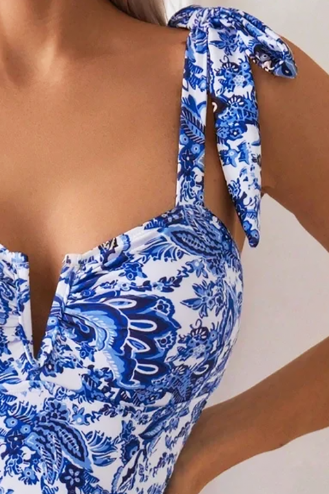 Цял бански VIRESOLA, Цвят: бял със син, IVET.BG - Твоят онлайн бутик.