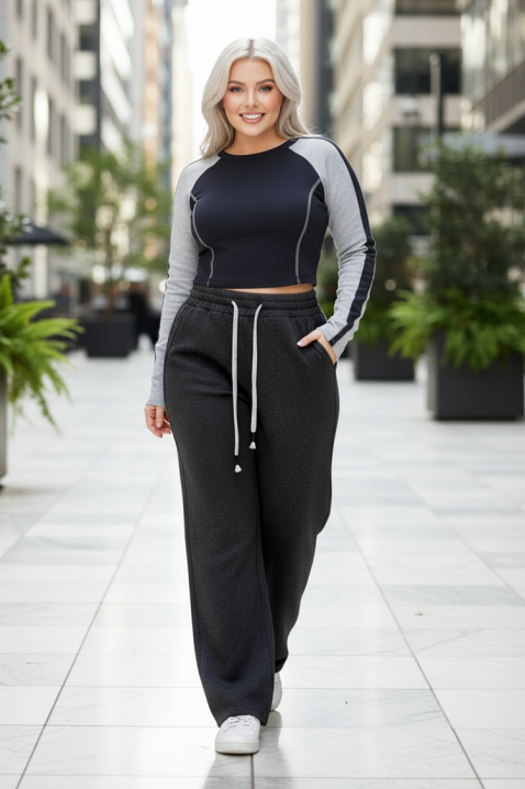 Панталон TENSILSA BLACK - Панталони  | Ivet.BG Панталон TENSILSA BLACK, Цвят: черен, IVET.BG - Твоят онлайн бутик.