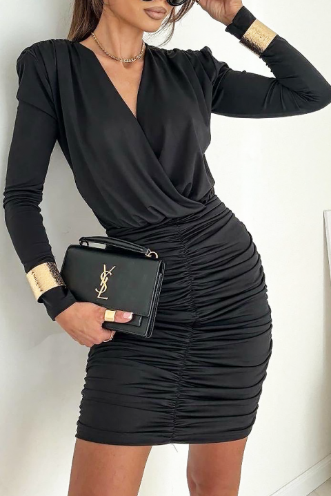 Рокля PARZELA BLACK, Цвят: черен, IVET.BG - Твоят онлайн бутик.