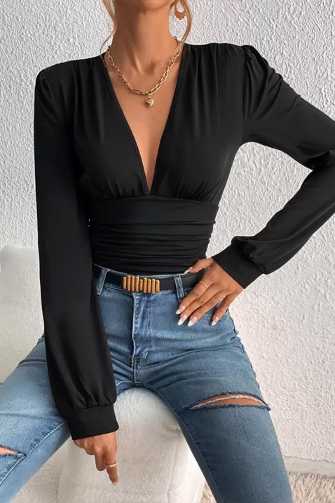 Боди - блуза OMAYANA BLACK - Блузи | Ivet.BG Боди - блуза OMAYANA BLACK, Цвят: черен, IVET.BG - Твоят онлайн бутик.