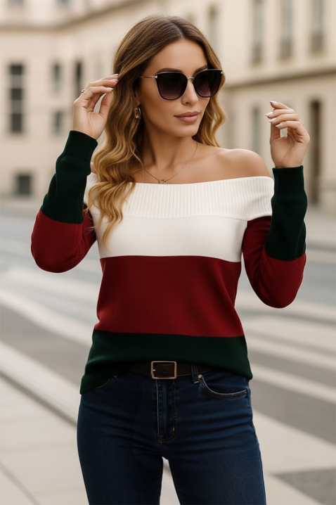 Дамска блуза ROVOLZA BORDO - Блузи | Ivet.BG Дамска блуза ROVOLZA BORDO, Цвят: бордо, IVET.BG - Твоят онлайн бутик.