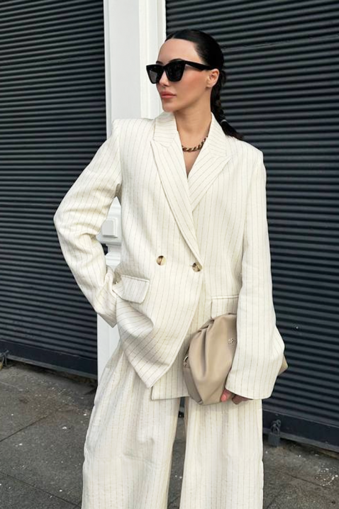 Комплект CHERDINA, Цвят: екрю, IVET.BG - Твоят онлайн бутик.