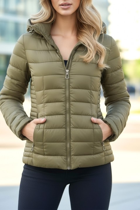 Яке DEFIONA KHAKI, Цвят: каки, IVET.BG - Твоят онлайн бутик.