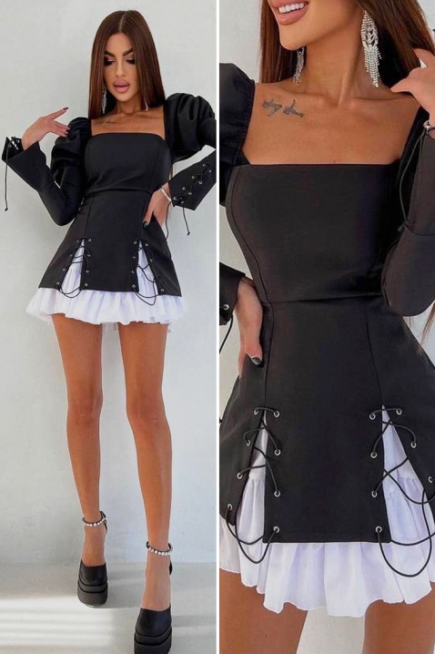 Рокля TREBINISA - Къси рокли | Ivet.BG Рокля TREBINISA, Цвят: черен, IVET.BG - Твоят онлайн бутик.