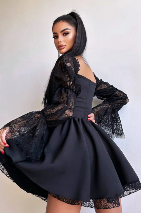 Рокля HLONDINA BLACK - Къси рокли | Ivet.BG Рокля HLONDINA BLACK, Цвят: черен, IVET.BG - Твоят онлайн бутик.