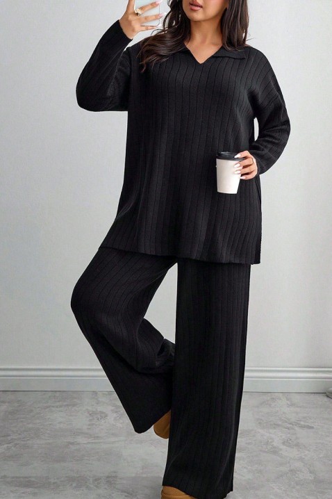 Комплект MAKSINA BLACK - Ежедневни комплекти | Ivet.BG Комплект MAKSINA BLACK, Цвят: черен, IVET.BG - Твоят онлайн бутик.