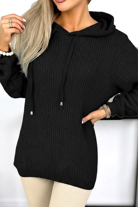 Суичър TRAMELFA BLACK - Суичъри  | Ivet.BG Суичър TRAMELFA BLACK, Цвят: черен, IVET.BG - Твоят онлайн бутик.