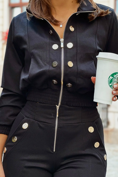 Комплект BENSEMA BLACK - Ежедневни комплекти | Ivet.BG Комплект BENSEMA BLACK, Цвят: черен, IVET.BG - Твоят онлайн бутик.