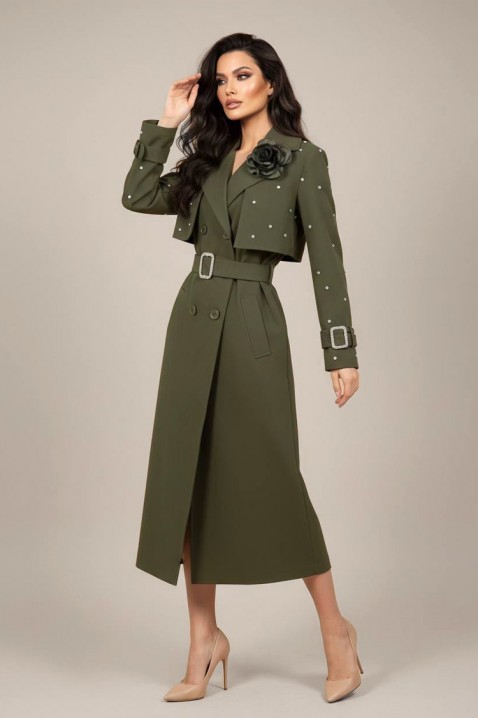 Тренчкот RODILDA KHAKI - Специална селекция  | Ivet.BG Тренчкот RODILDA KHAKI, Цвят: каки, IVET.BG - Твоят онлайн бутик.
