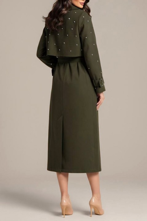 Тренчкот RODILDA KHAKI - Специална селекция  | Ivet.BG Тренчкот RODILDA KHAKI, Цвят: каки, IVET.BG - Твоят онлайн бутик.