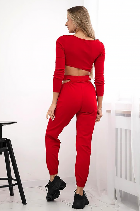 Комплект RADELVA RED - Ежедневни комплекти | Ivet.BG Комплект RADELVA RED, Цвят: червен, IVET.BG - Твоят онлайн бутик.