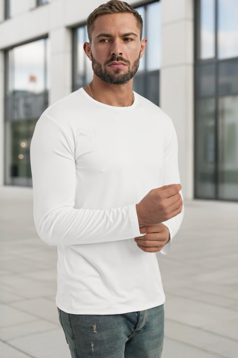 Мъжка блуза GLOMERZO WHITE - Блузи | Ivet.BG Мъжка блуза GLOMERZO WHITE, Цвят: бял, IVET.BG - Твоят онлайн бутик.