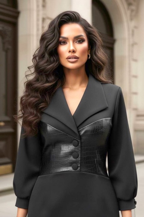 Рокля ERIANDA - Миди рокли | Ivet.BG Рокля ERIANDA, Цвят: черен, IVET.BG - Твоят онлайн бутик.