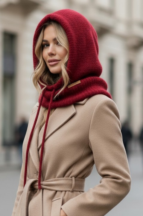 Шапка KAPILDA BORDO - Шапки | Ivet.BG Шапка KAPILDA BORDO, Цвят: бордо, IVET.BG - Твоят онлайн бутик.