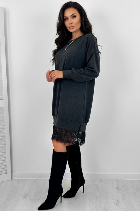 Рокля MONSOVA - Къси рокли | Ivet.BG Рокля MONSOVA, Цвят: графит, IVET.BG - Твоят онлайн бутик.