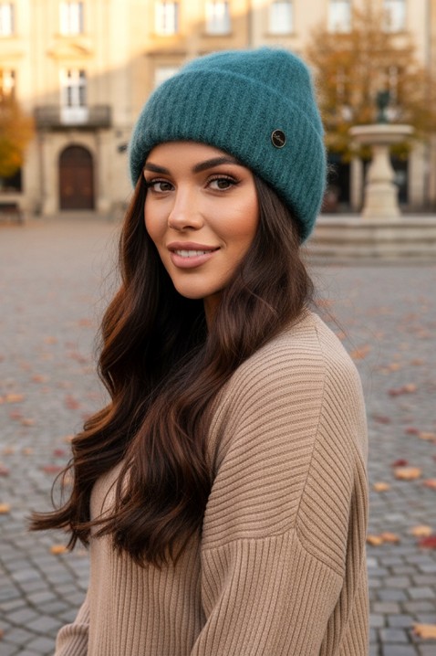 Шапка HELDRINZA PETROL, Цвят: петрол, IVET.BG - Твоят онлайн бутик.