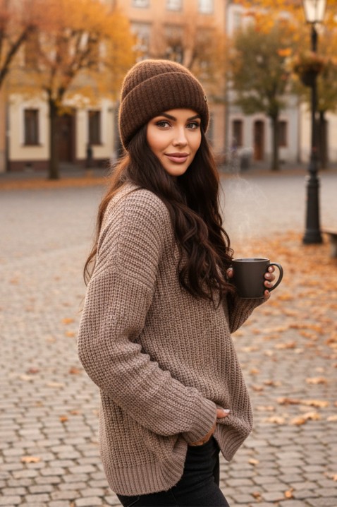 Шапка HELDRINZA BROWN, Цвят: кафяв, IVET.BG - Твоят онлайн бутик.