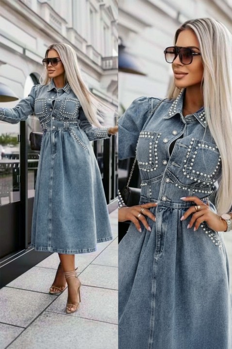 Рокля BRALVENZA, Цвят: син, IVET.BG - Твоят онлайн бутик.