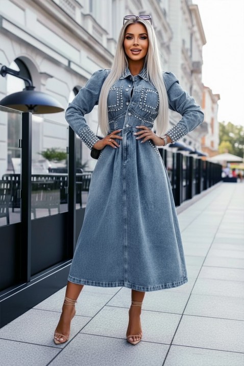 Рокля BRALVENZA, Цвят: син, IVET.BG - Твоят онлайн бутик.