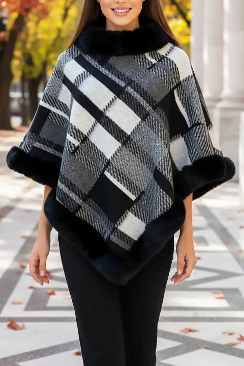 Пончо PLOVELZA BLACK - Пончо | Ivet.BG Пончо PLOVELZA BLACK, Цвят: черен, IVET.BG - Твоят онлайн бутик.