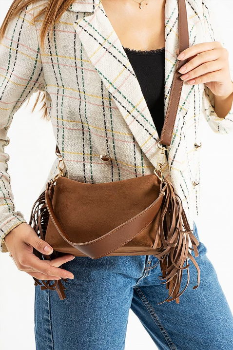 Дамска чанта ROLVENDA CAMEL, Цвят: светлокафяв, IVET.BG - Твоят онлайн бутик.