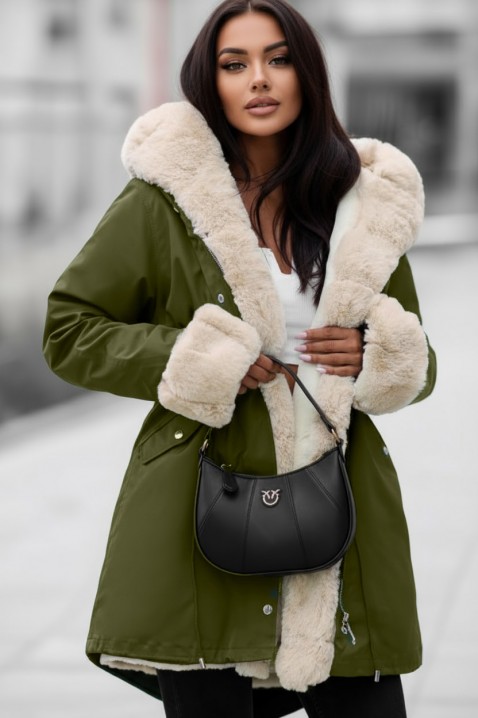 Яке LEILUSHA GREEN, Цвят: зелен, IVET.BG - Твоят онлайн бутик.