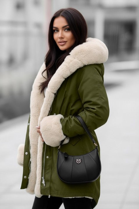 Яке LEILUSHA GREEN, Цвят: зелен, IVET.BG - Твоят онлайн бутик.