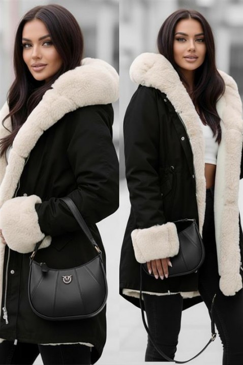 Яке LEILUSHA BLACK - Сака, наметки, якета и палта | Ivet.BG Яке LEILUSHA BLACK, Цвят: черен, IVET.BG - Твоят онлайн бутик.