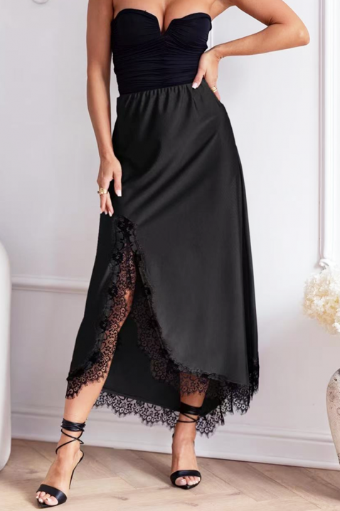 Пола DANTELDA BLACK, Цвят: черен, IVET.BG - Твоят онлайн бутик.