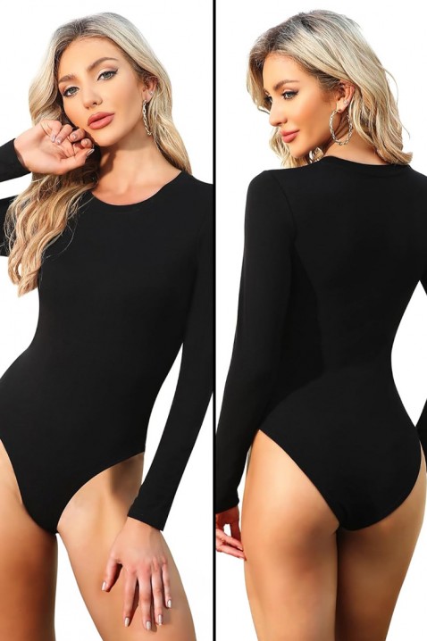 Боди - блуза BERIOSTA, Цвят: черен, IVET.BG - Твоят онлайн бутик.