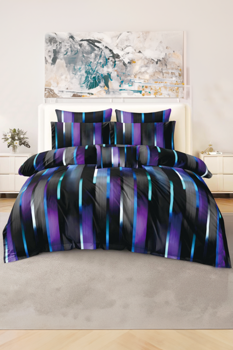 Спален комплект TRIONESY 200x220 cm памук - 4 части, Цвят: многоцветен, IVET.BG - Твоят онлайн бутик.