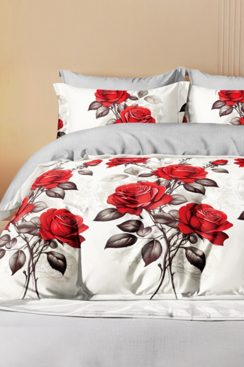 Спален комплект MIOGELY 200x220 cm памук - 4 части, Цвят: бял, IVET.BG - Твоят онлайн бутик.