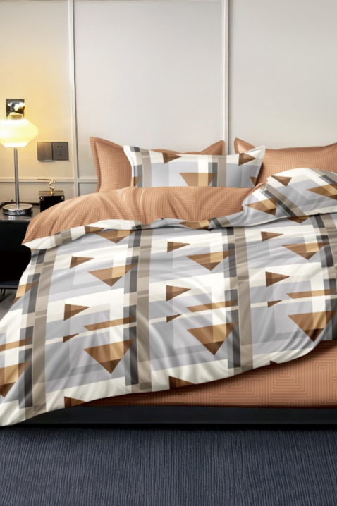 Спален комплект ZIODERY 200x220 cm памук - 4 части, Цвят: многоцветен, IVET.BG - Твоят онлайн бутик.