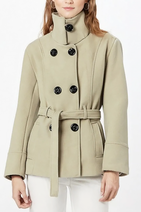 Палто BLENZINA ECRU, Цвят: екрю, IVET.BG - Твоят онлайн бутик.