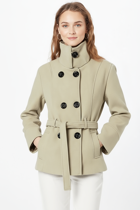 Палто BLENZINA ECRU, Цвят: екрю, IVET.BG - Твоят онлайн бутик.