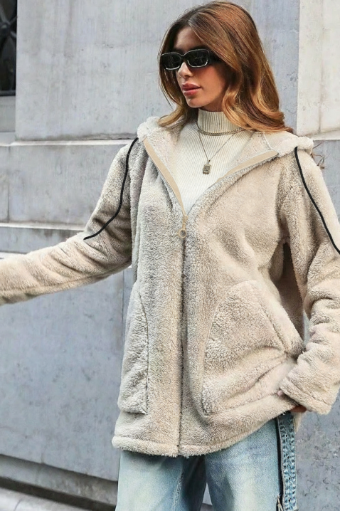 Яке DORLINZA, Цвят: беж, IVET.BG - Твоят онлайн бутик.