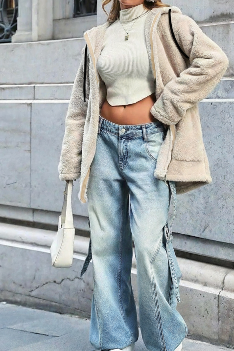 Яке DORLINZA, Цвят: беж, IVET.BG - Твоят онлайн бутик.