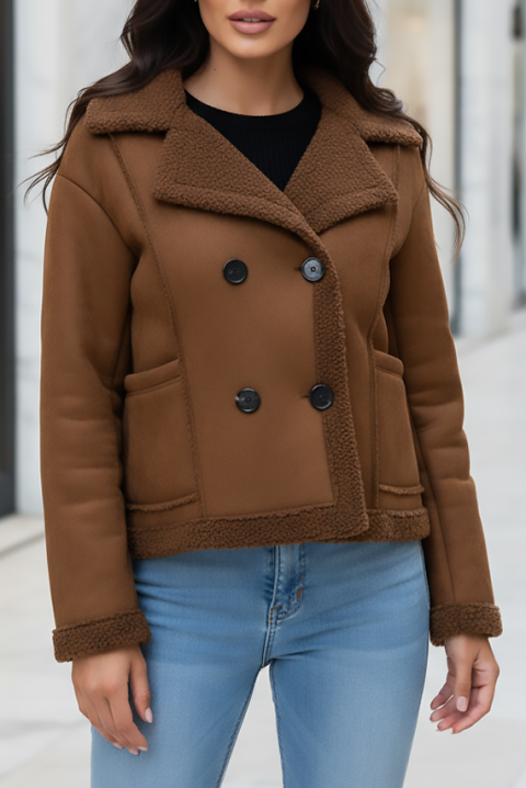 Яке TORMELDA BROWN, Цвят: кафяв, IVET.BG - Твоят онлайн бутик.