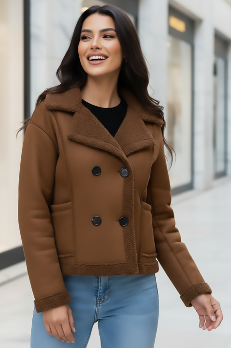 Яке TORMELDA BROWN, Цвят: кафяв, IVET.BG - Твоят онлайн бутик.