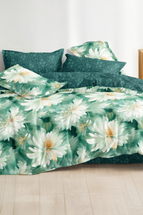 Спален комплект ROMENFY 200x220 cm памук - 4 части, Цвят: многоцветен, IVET.BG - Твоят онлайн бутик.