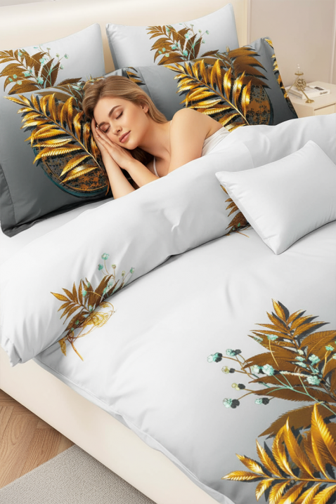 Спален комплект ZERMONLY 200x220 cm памук - 4 части, Цвят: многоцветен, IVET.BG - Твоят онлайн бутик.