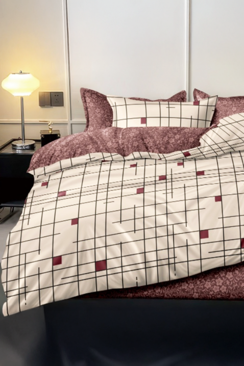 Спален комплект GORMENY 200x220 cm памук - 4 части, Цвят: многоцветен, IVET.BG - Твоят онлайн бутик.