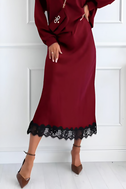 Пола MIRDOLZA RED, Цвят: червен, IVET.BG - Твоят онлайн бутик.