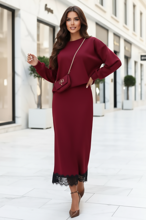 Пола MIRDOLZA RED, Цвят: червен, IVET.BG - Твоят онлайн бутик.