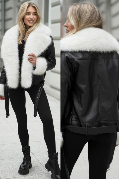 Яке AMVIOLA, Цвят: черен, IVET.BG - Твоят онлайн бутик.