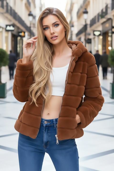 Яке VELZONA CAMEL, Цвят: светлокафяв, IVET.BG - Твоят онлайн бутик.