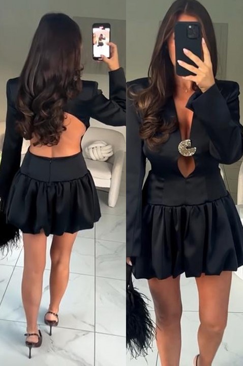 Рокля LONBREDA, Цвят: черен, IVET.BG - Твоят онлайн бутик.