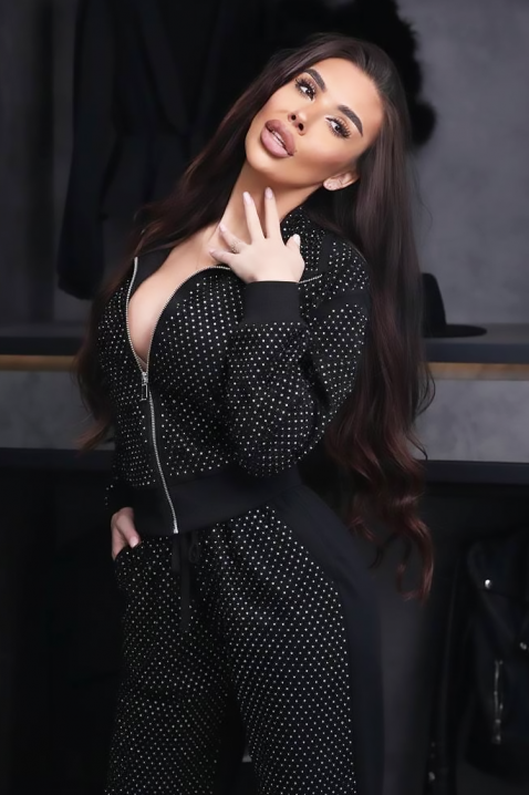 Комплект ALEMONSA BLACK, Цвят: черен, IVET.BG - Твоят онлайн бутик.